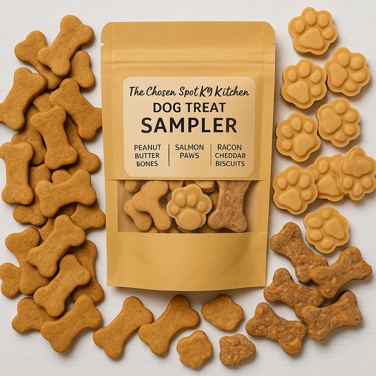 Bulk Organic Dog Treat Sampler Bags – Handmade Party Favors for Events & Giveaways🎁