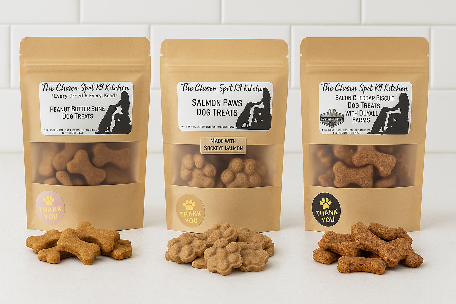 The Starter Pack Bundle – Organic Handmade Dog Treat Sampler | The