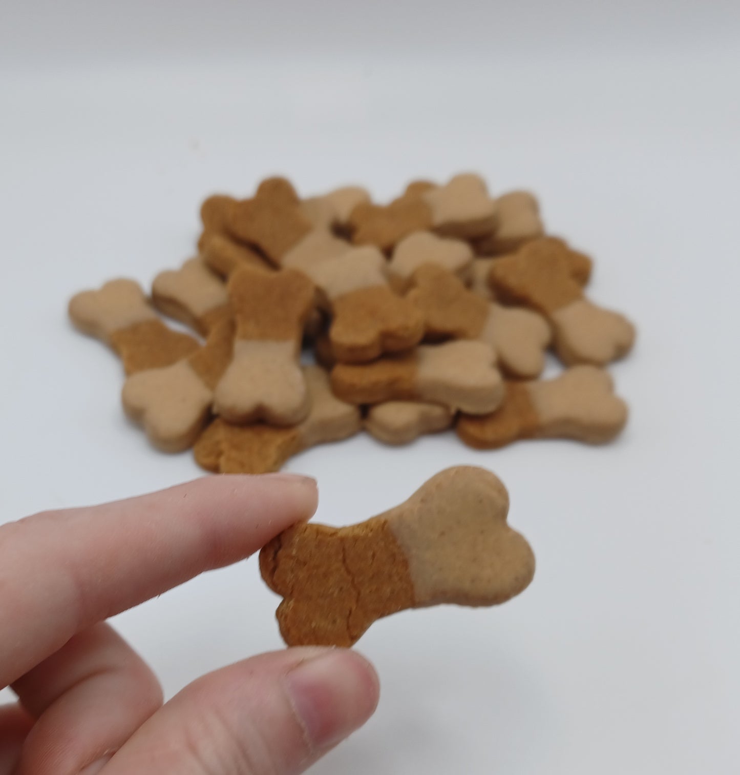 Peanut Butter Dipped Peanut Butter Bone Organic Dog Treats (Gluten Free)