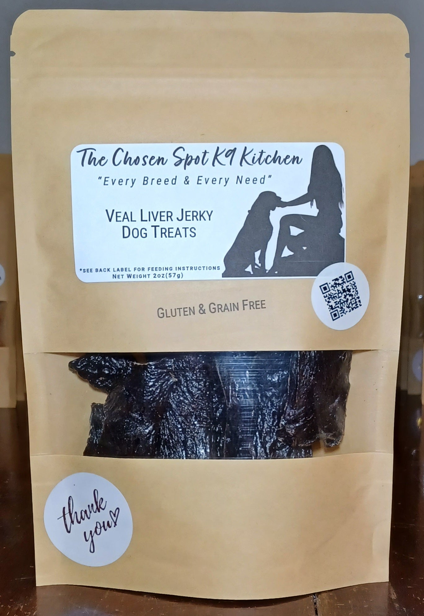 Veal Liver Jerky - Organic Dog Treats