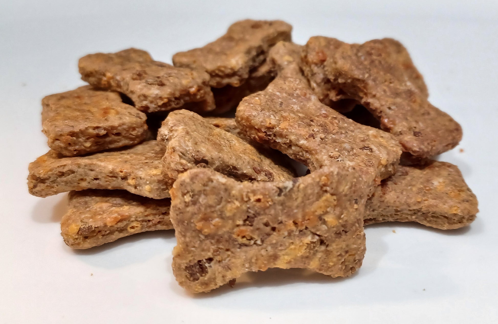 Bacon Cheddar Biscuits Organic Dog Treats - Close Up