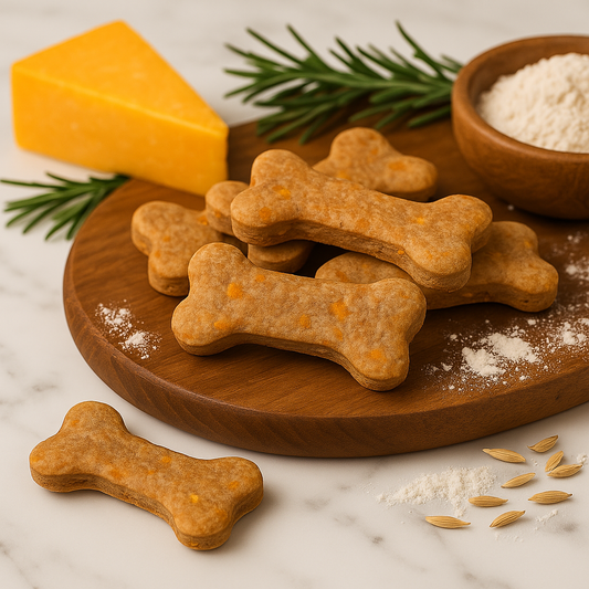 Chicken Cheddar Wheat Biscuit 🍗 Handmade Organic Dog Treats
