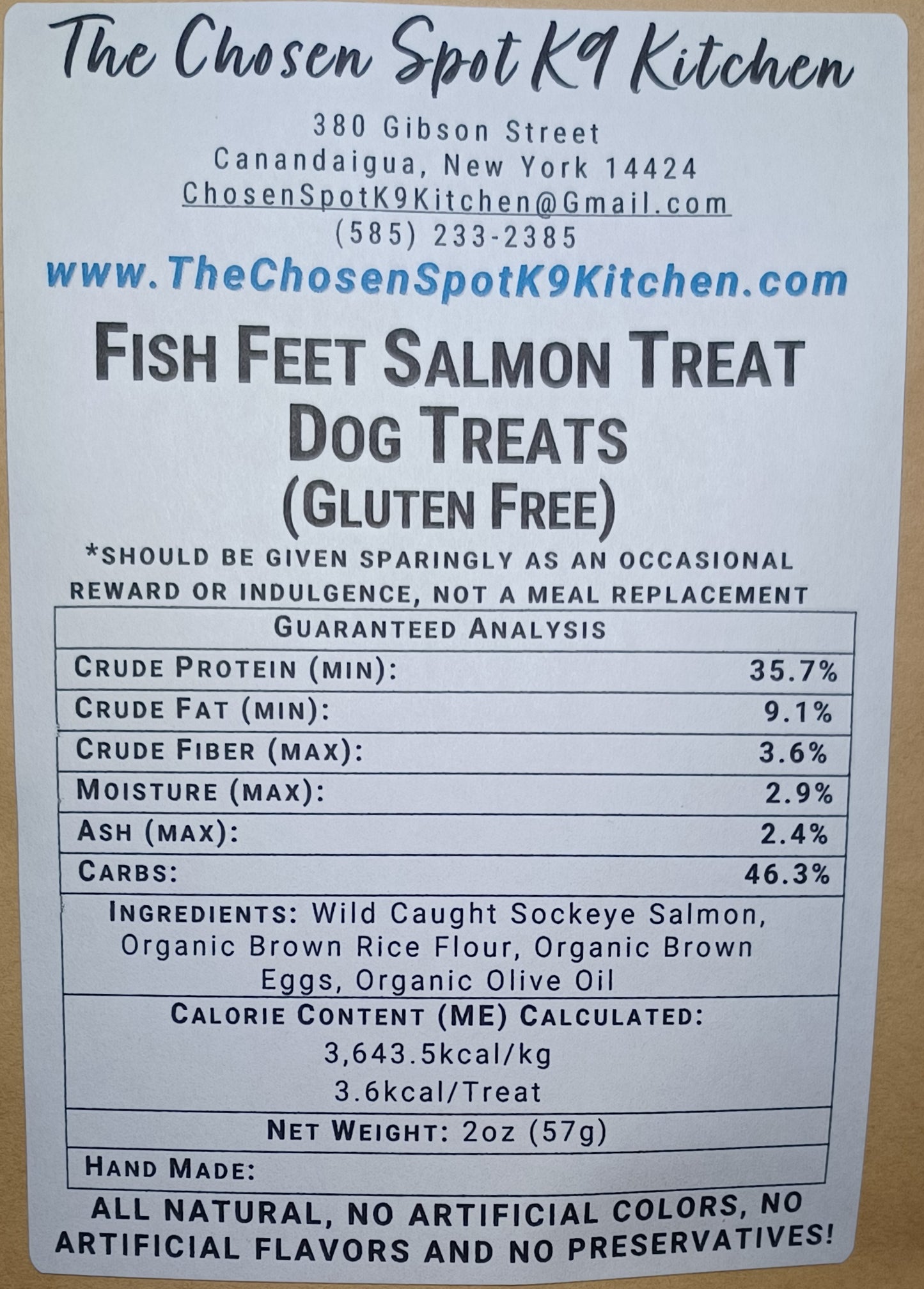 Fish Feet Training Dog Treats - Salmon, Tuna OR Sardines