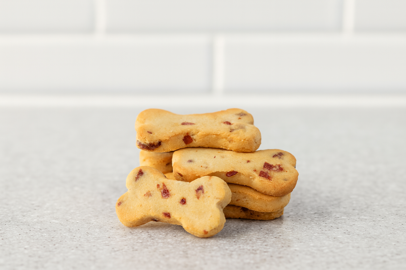 Holiday Cranberry Almond Biscuits. Handmade organic dog treats from The Chosen Spot K9 Kitchen.