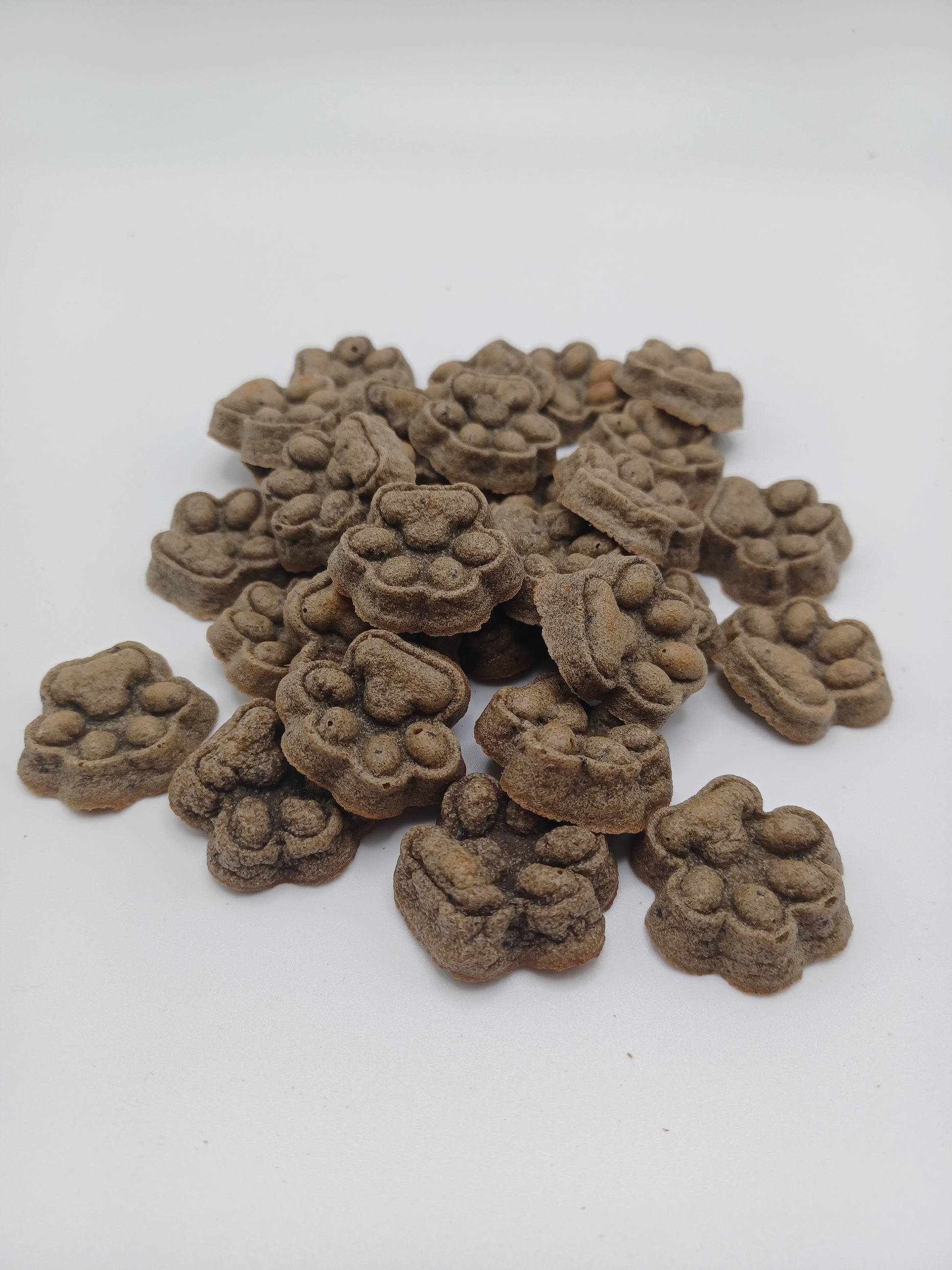 Liver + Blueberry Dog Treats -Close Up of Pile
