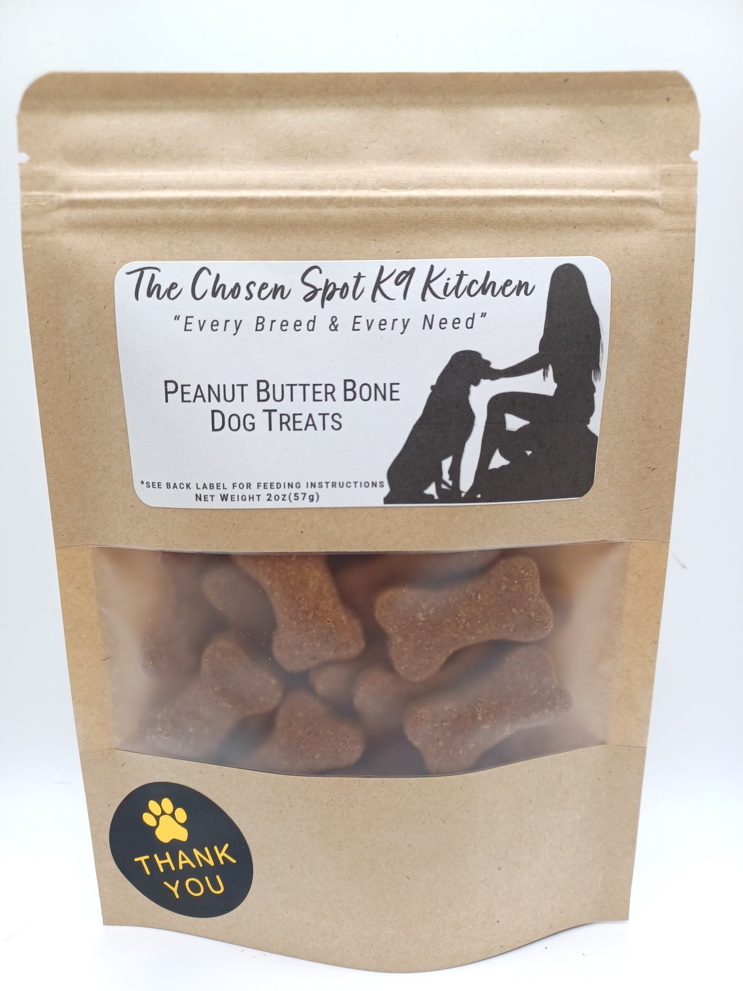 Peanut Butter Bones - FRONT Label