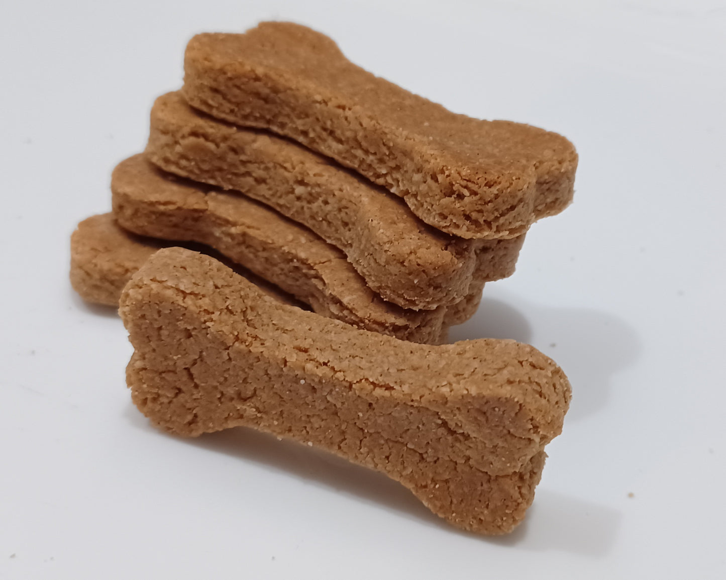 Peanut Butter Bones (Gluten-Free) Organic Dog Treats - Close Up