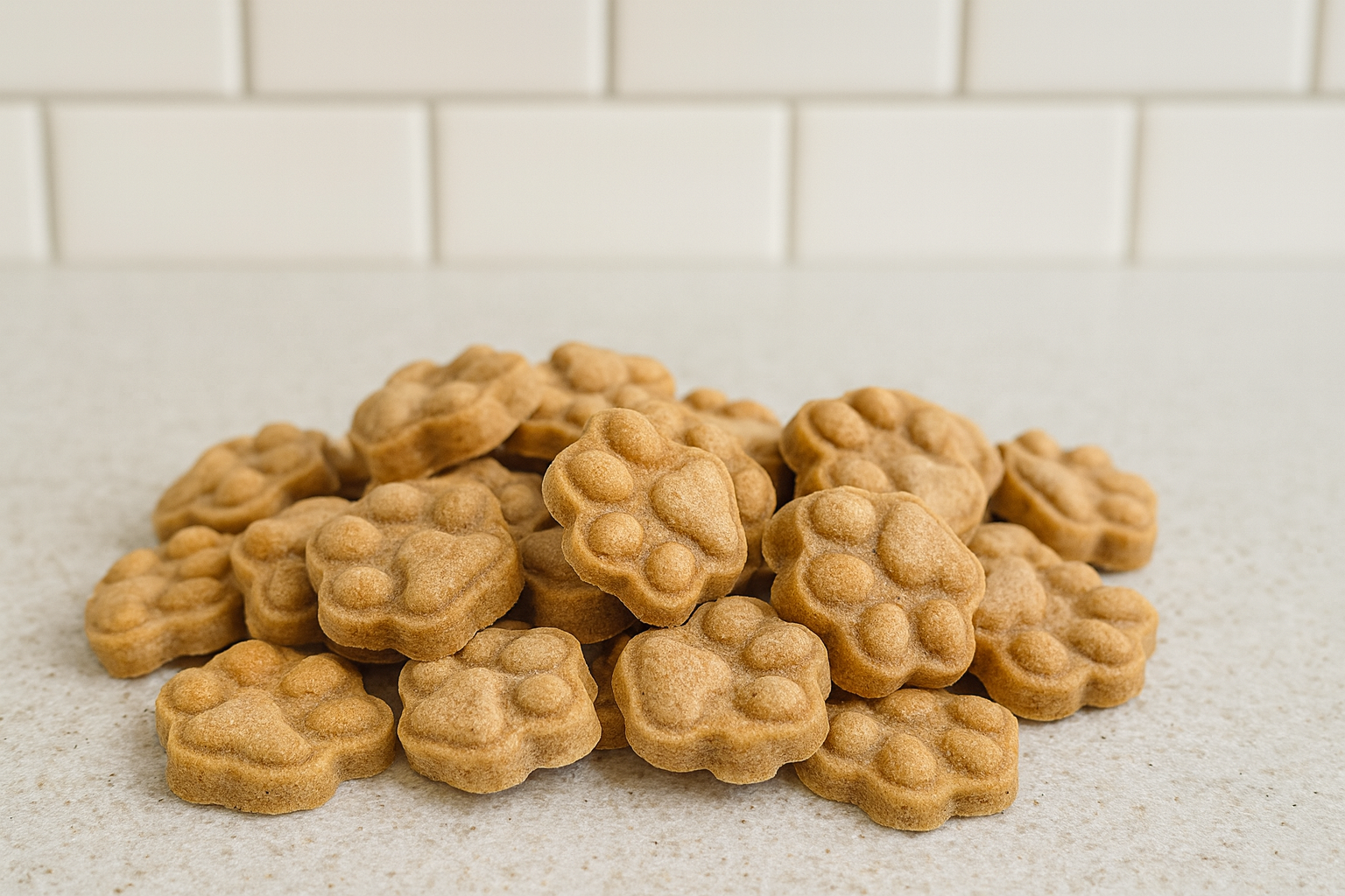 Salmon Paws. Handmade organic dog treats from The Chosen Spot K9 Kitchen.