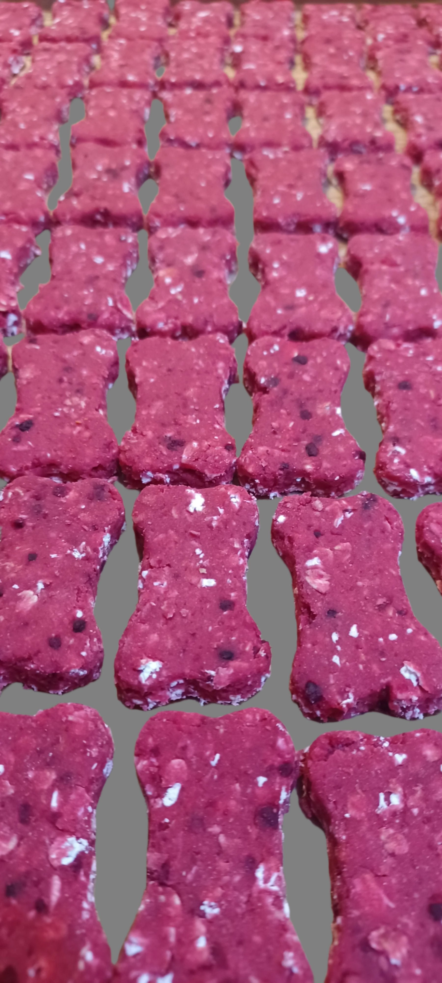 Sweet Beet Carrot Organic Dog Treats - Close Up