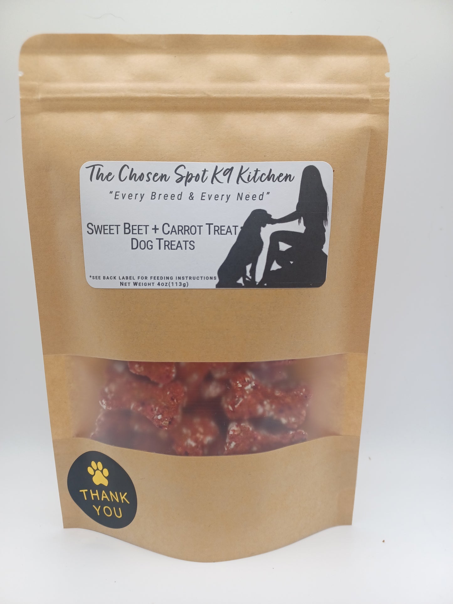 Sweet Beet Carrot Organic Dog Treats - FRONT Label