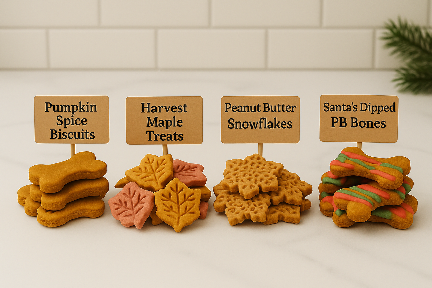 The Seasonal Favorites Bundle 🍂❄️ Handmade Organic Dog Treats