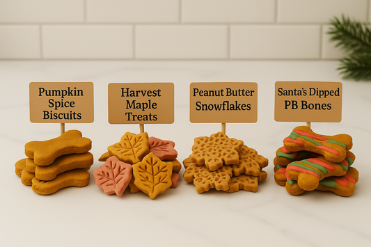 The Seasonal Favorites Bundle 🍂❄️ Handmade Organic Dog Treats