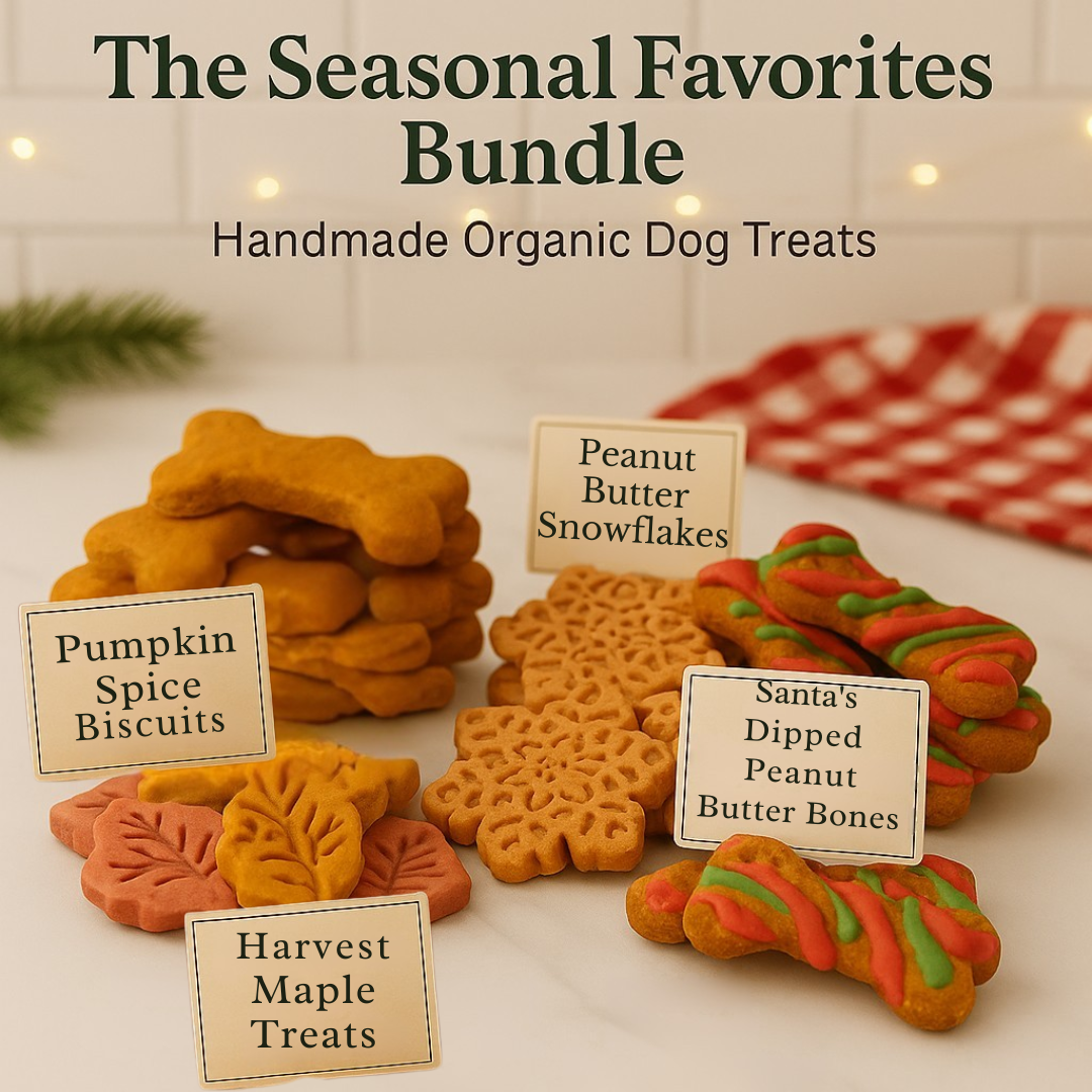The Seasonal Favorites Bundle 🍂❄️ Handmade Organic Dog Treats