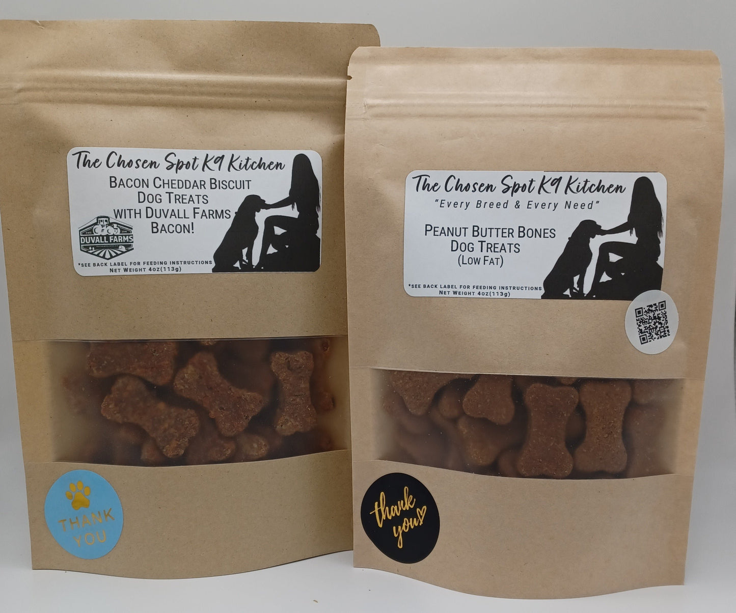 The Basic Bones Bundle - Organic Dog Treats - FRONT Label
