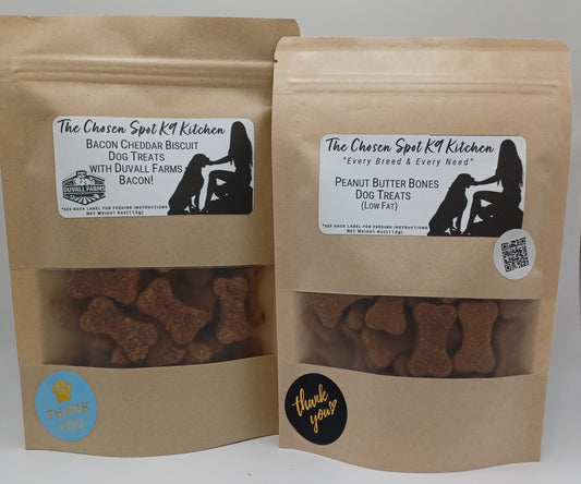 The Basic Bones Bundle - Organic Dog Treats - FRONT Label